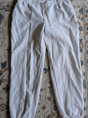 Champion Off-White Panel Jogger Sweatpants